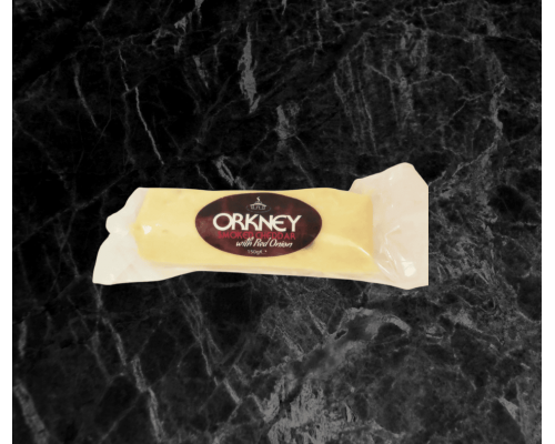 Orkney Smoked Cheddar with Red Onion 150g